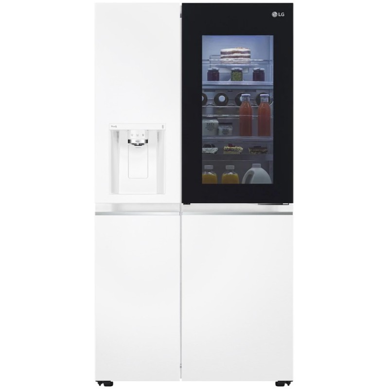 refrigerator freezer lg gc x267cqhs white فروشگاه اینترنتی بانه خرید