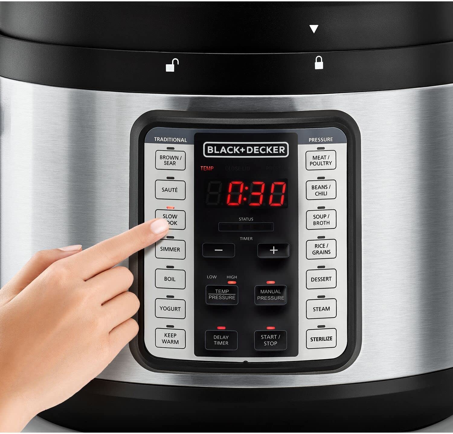 زودپز برقی بلک اند دکر مدل PCP1010-B5