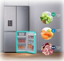 یخچال ساید بای ساید هایسنس مدل RQ759N4ISU
