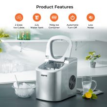 ظرفیت مخزن آب 2.2 لیتری یخ ساز جی پاس