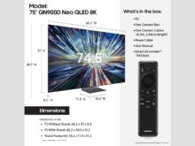 تلویزیون سامسونگ مدل 75QN900D