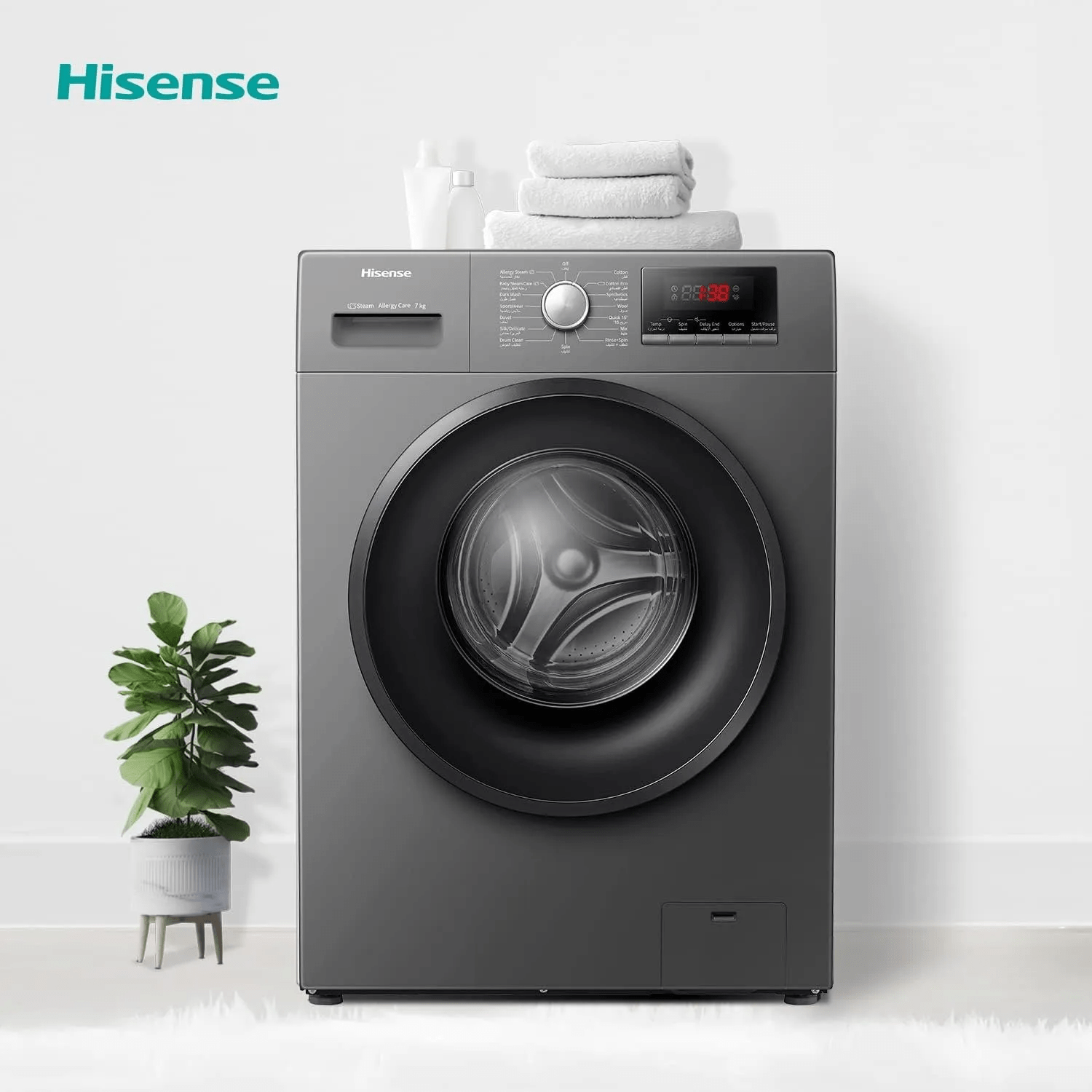 لباسشویی هایسنس مدل WFVB7012MT لباسشویی هایسنس مدل WFVB7012MT