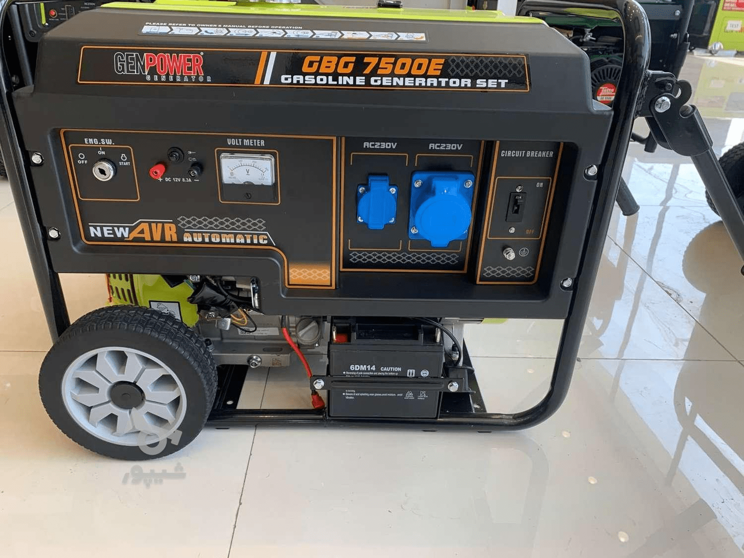 موتور برق بنزینی جن پاور مدل gbg7500e موتور برق بنزینی جن پاور مدل gbg7500e