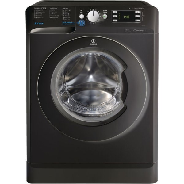ماشین لباسشویی 9 کیلویی ایندزیت مدل  BWE 91484X K UK