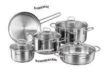 سرویس قابلمه 9 پارچه آسترا کرکماز  korkmaz Astra 9 piece cookware set 20X12