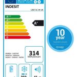 یخچال و فریزر ایندزیت مدل SI81QWDUK-UI8 F1C W